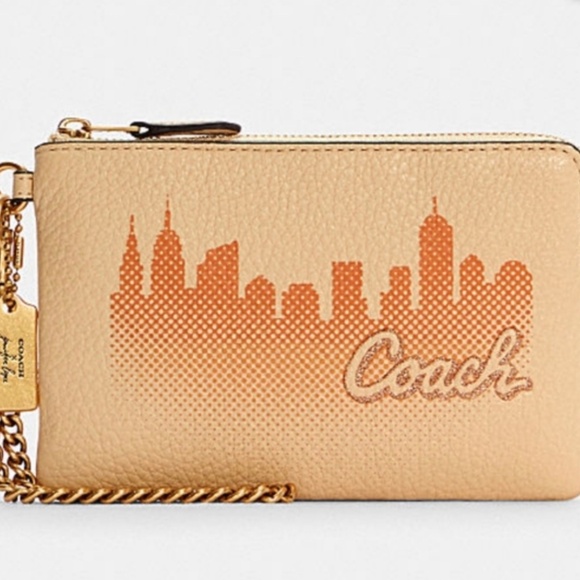 Coach X JLo Wristlet with Gold Accents NWT - Picture 1 of 7
